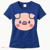 Pig Face Gift For Pig Lover Meaningful Gift Women's T-Shirt thumb 0
