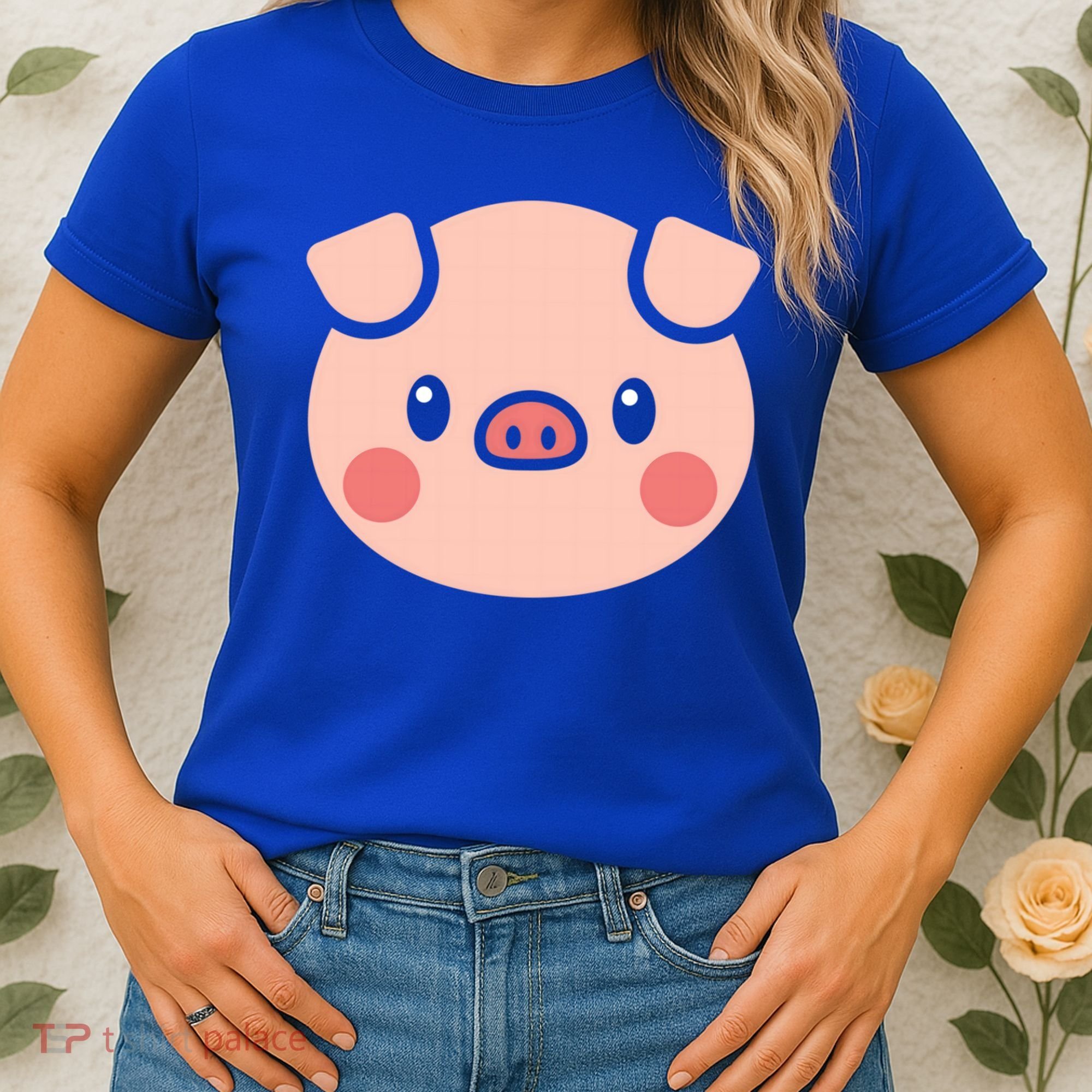 Pig Face Gift For Pig Lover Meaningful Gift Women's T-Shirt