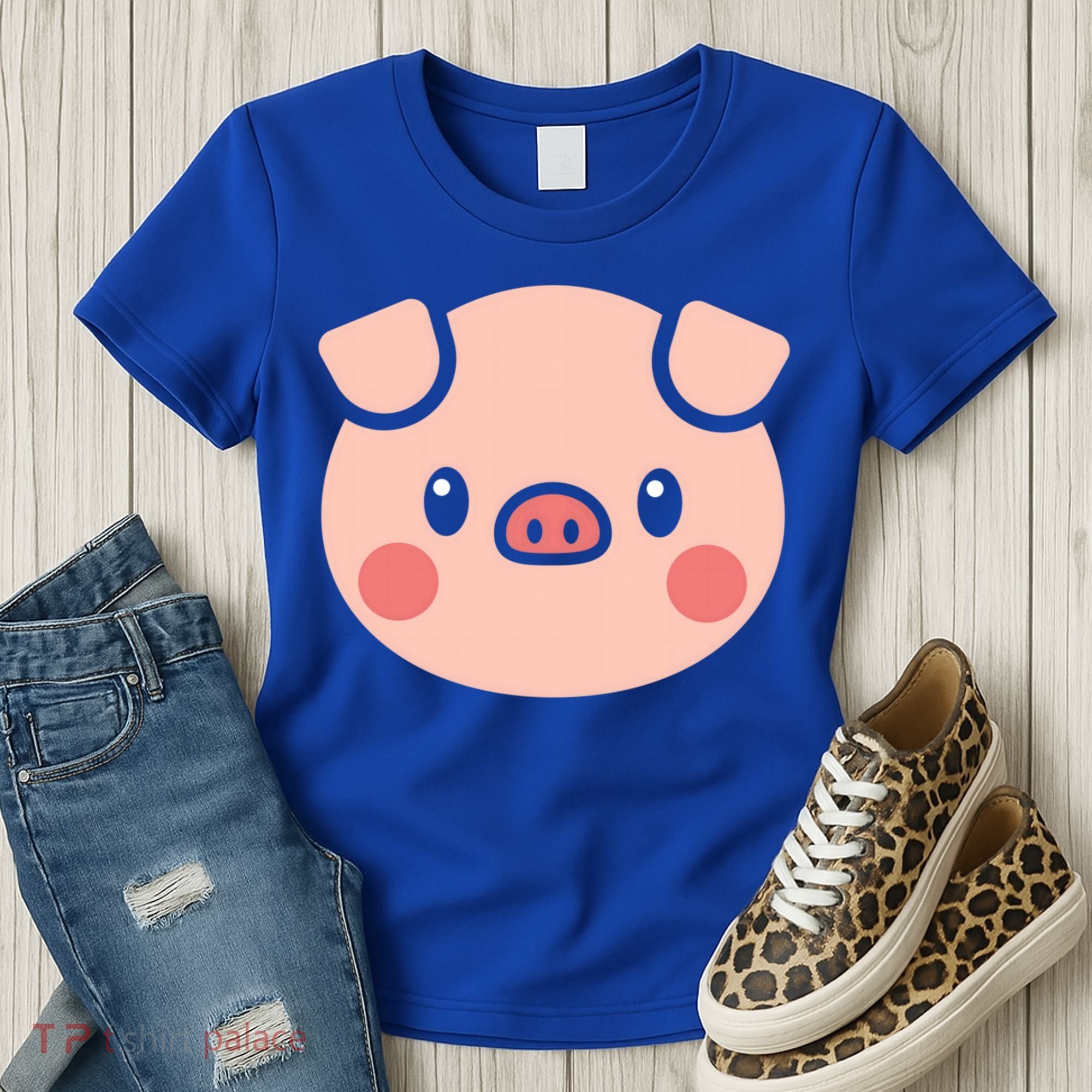 Pig Face Gift For Pig Lover Meaningful Gift Women's T-Shirt