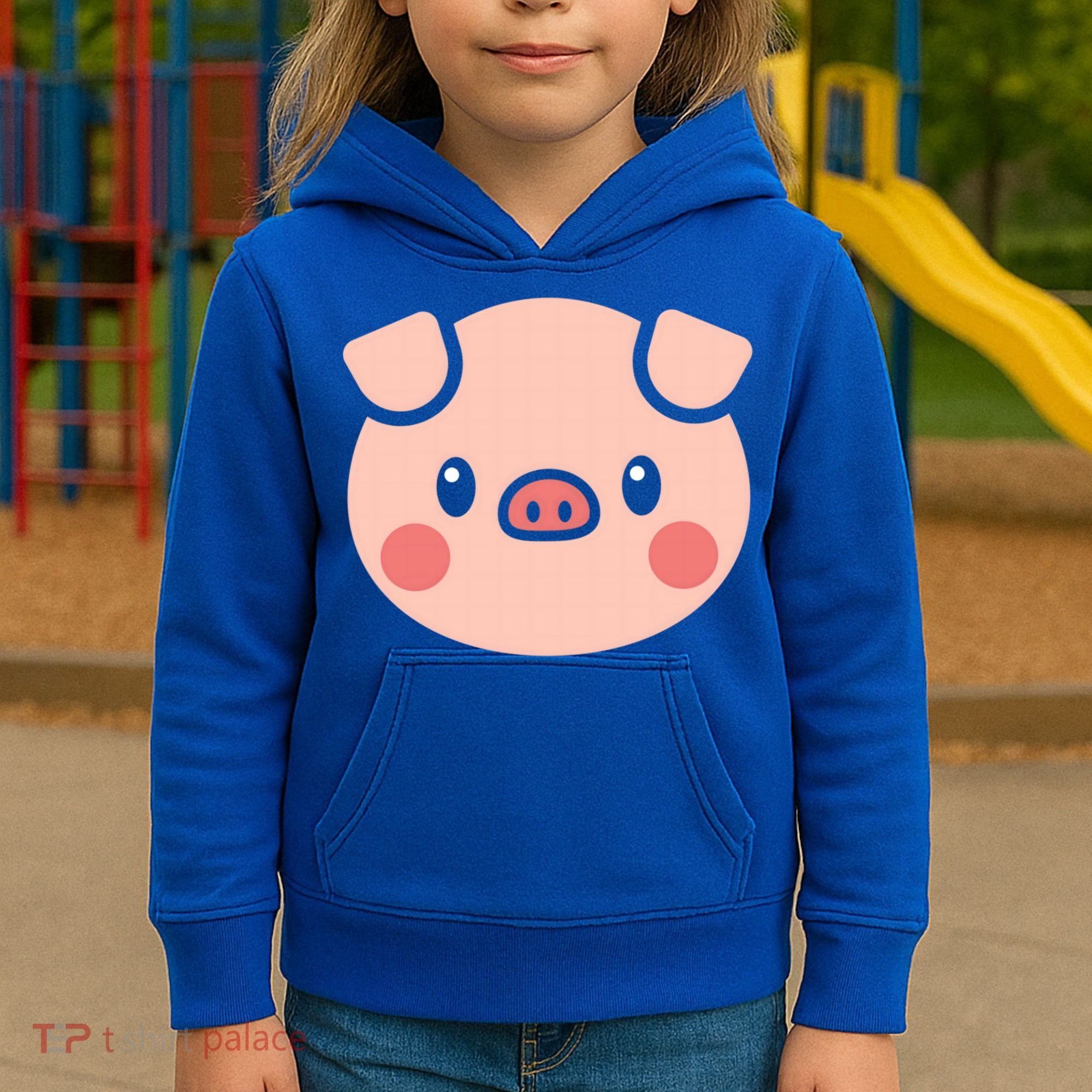 Pig Face Gift For Pig Lover Meaningful Gift Kids Hoodie