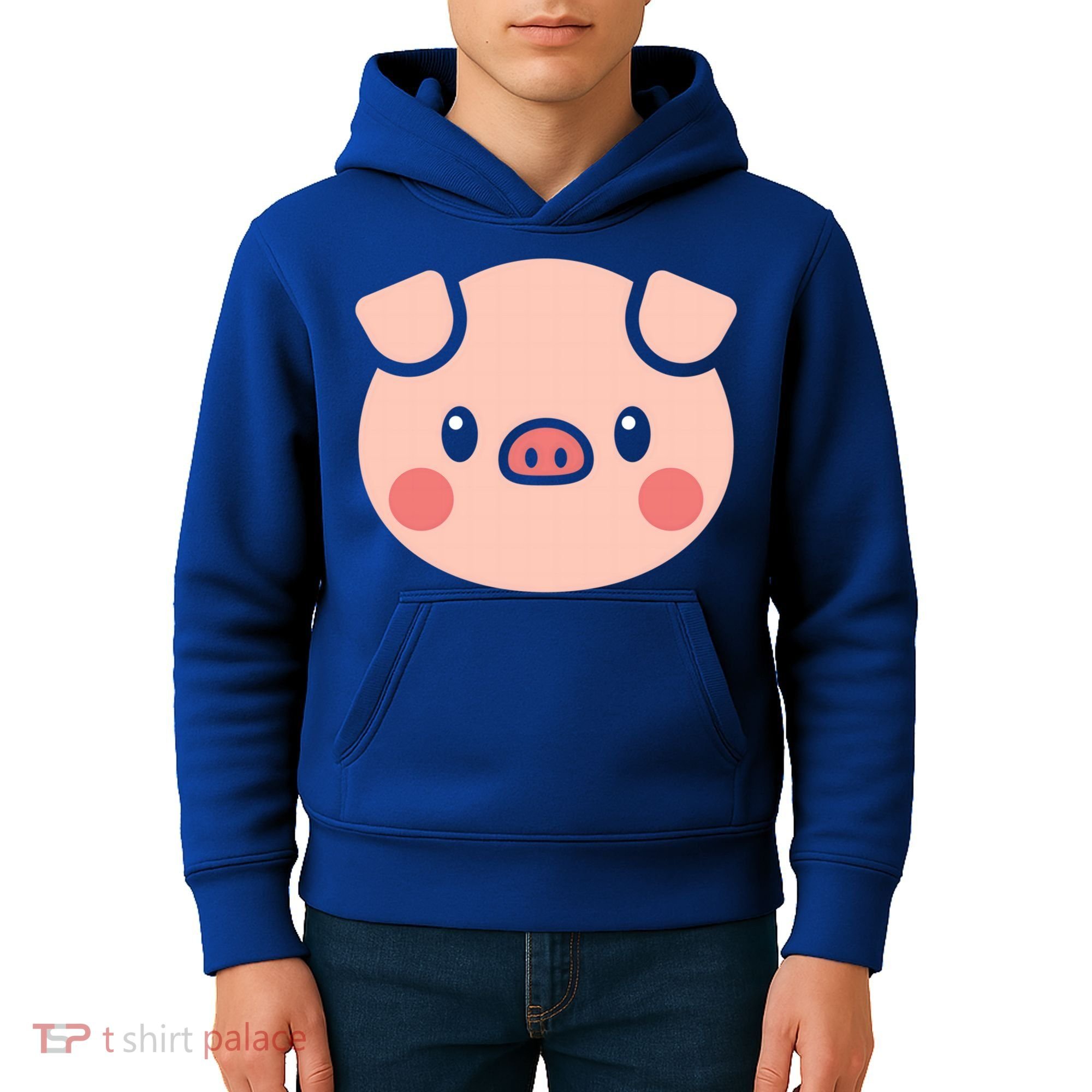 Pig Face Gift For Pig Lover Meaningful Gift Kids Hoodie