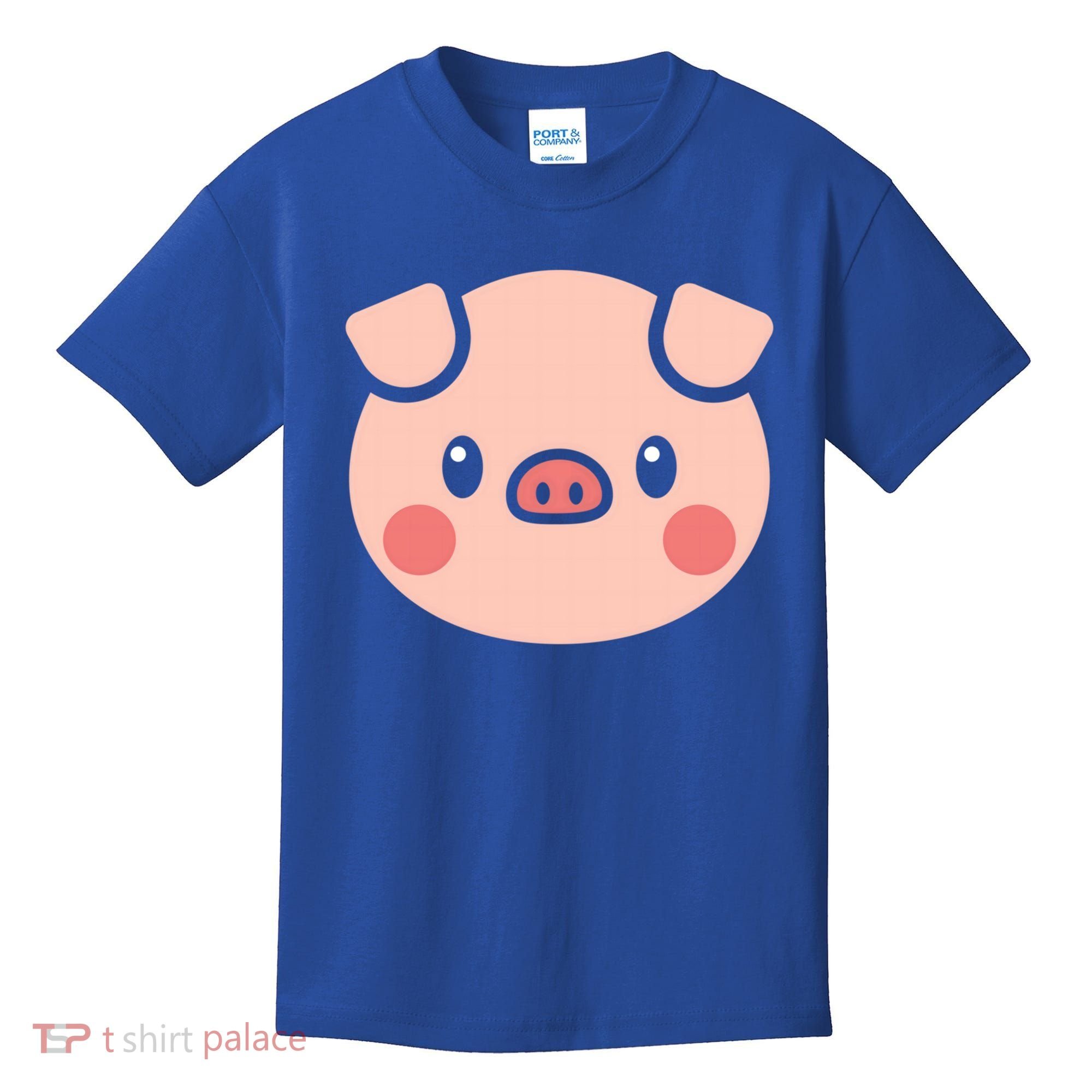 Pig Face Gift For Pig Lover Meaningful Gift Kids T-Shirt