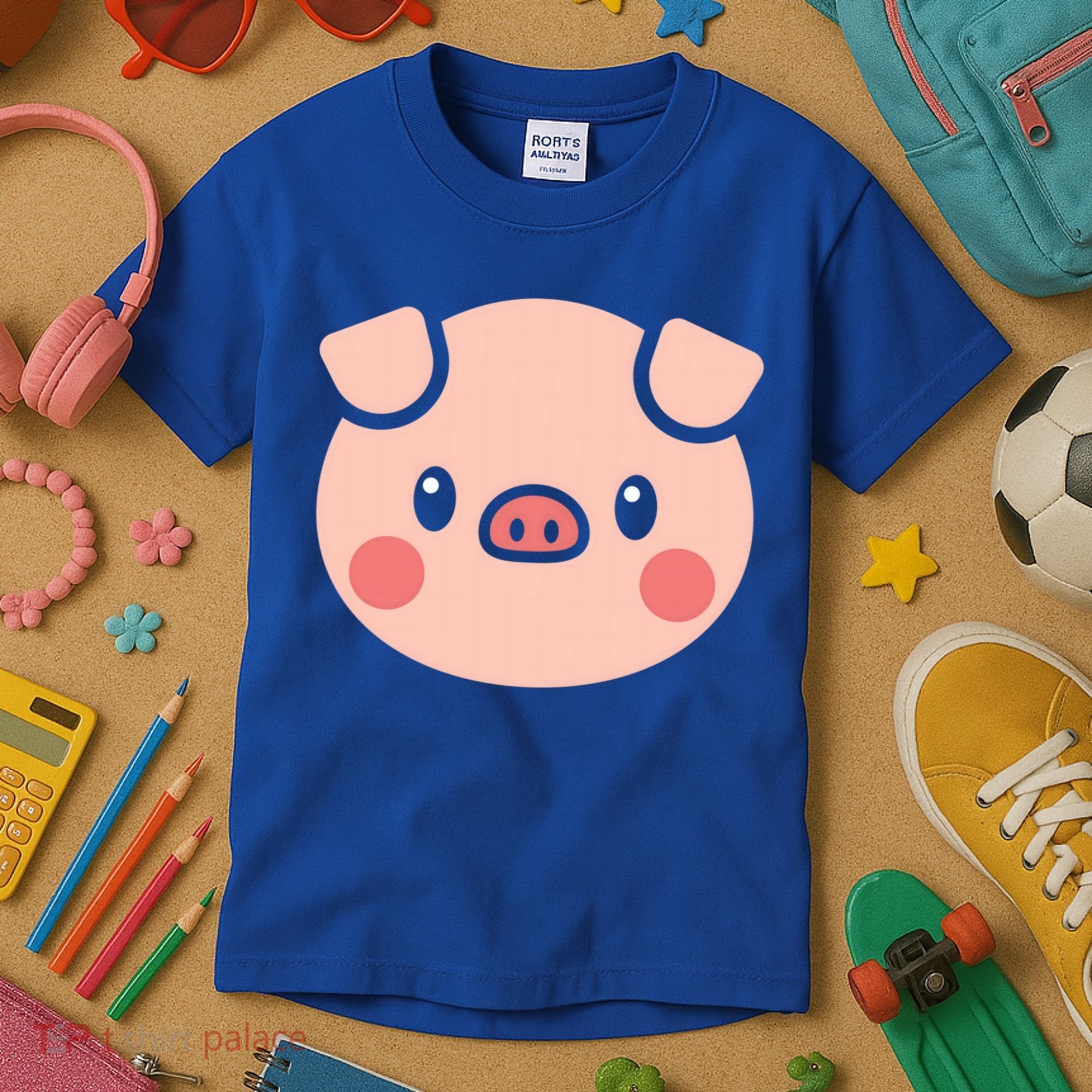 Pig Face Gift For Pig Lover Meaningful Gift Kids T-Shirt