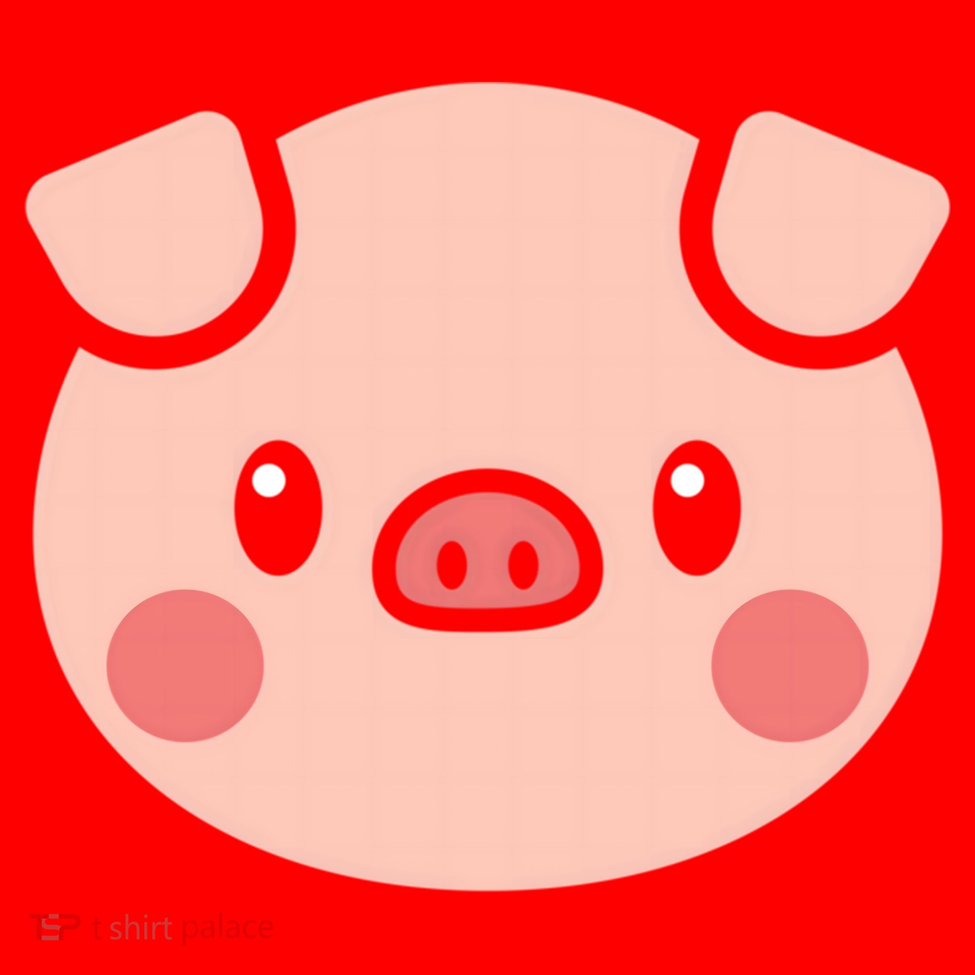 Pig Face Gift For Pig Lover Meaningful Gift Santa Hat