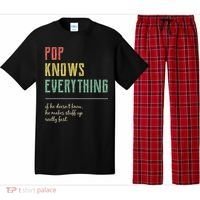 Pop For Grandpa Pop Knows Everything Pajama Set thumb 0