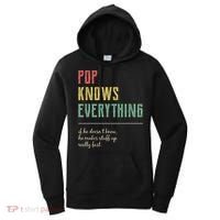 Pop For Grandpa Pop Knows Everything Women's Hoodie thumb 0