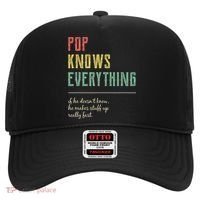 Pop For Grandpa Pop Knows Everything Hat thumb 0