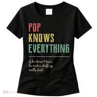 Pop For Grandpa Pop Knows Everything Women's T-Shirt thumb 0