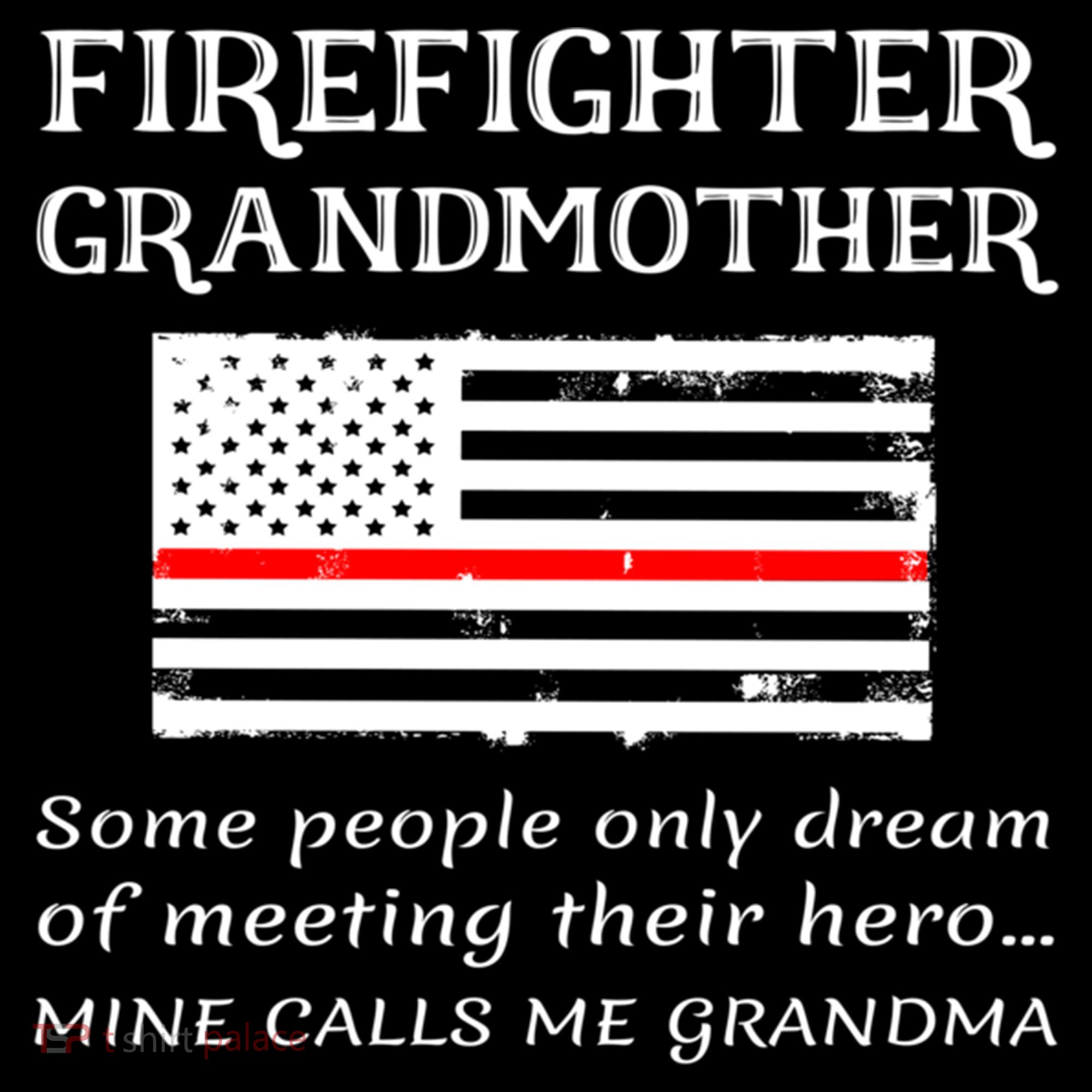 Proud Firefighter Grandmother Fire Fire Grandma Flag Cute Gift Coffee Mug