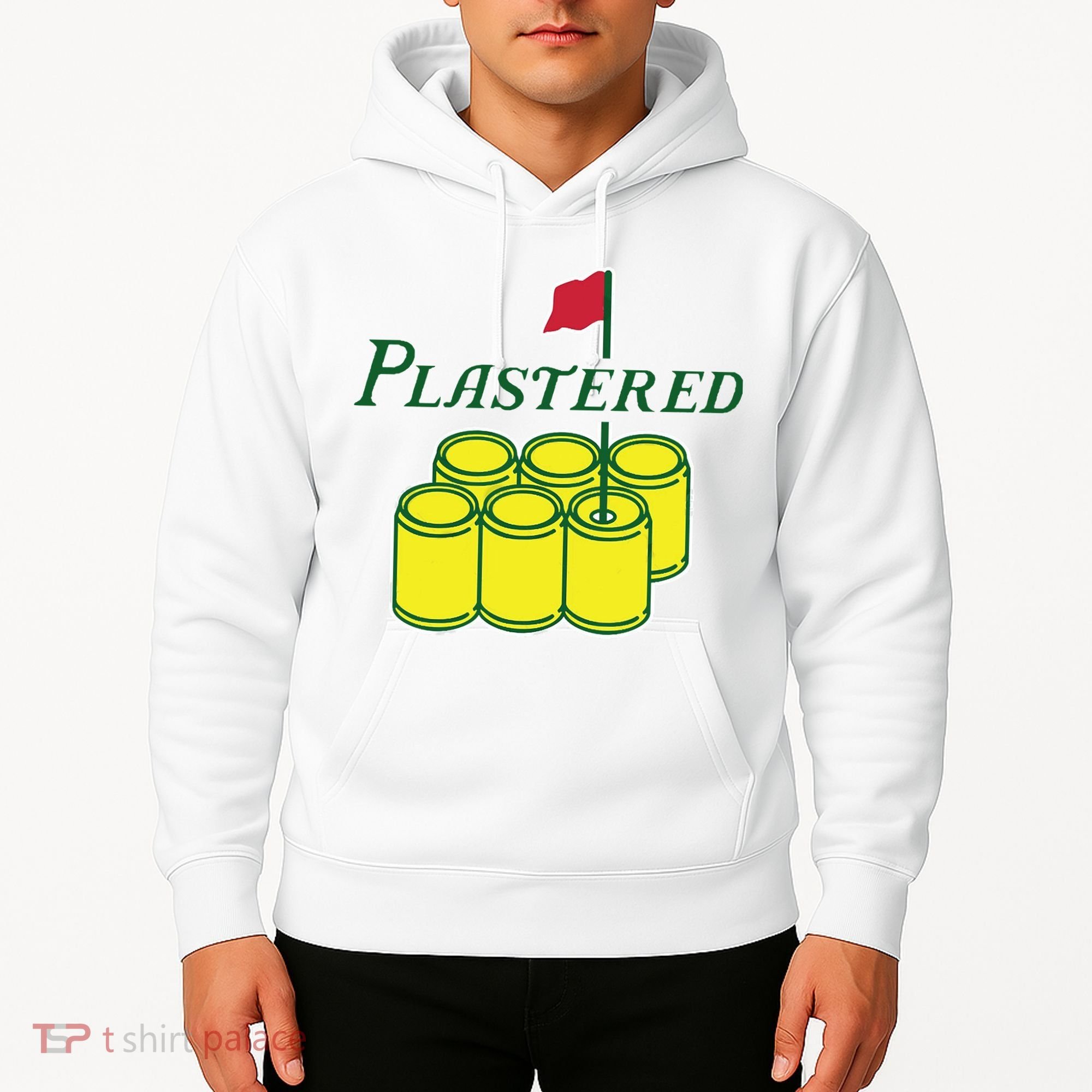 Plastered Funny Gold Beer Hoodie