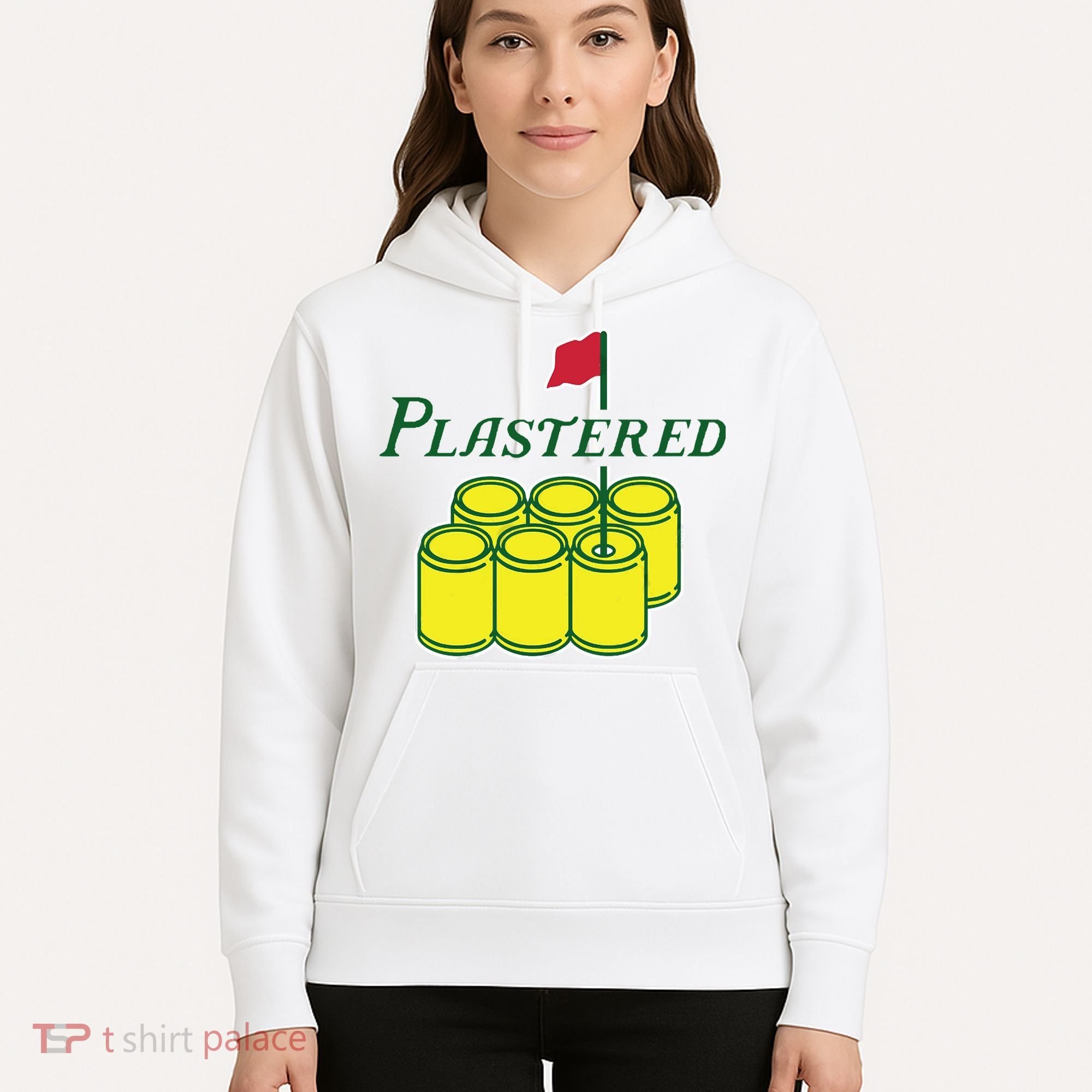 Plastered Funny Gold Beer Hoodie