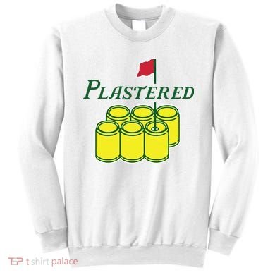 Plastered Funny Gold Beer Sweatshirt