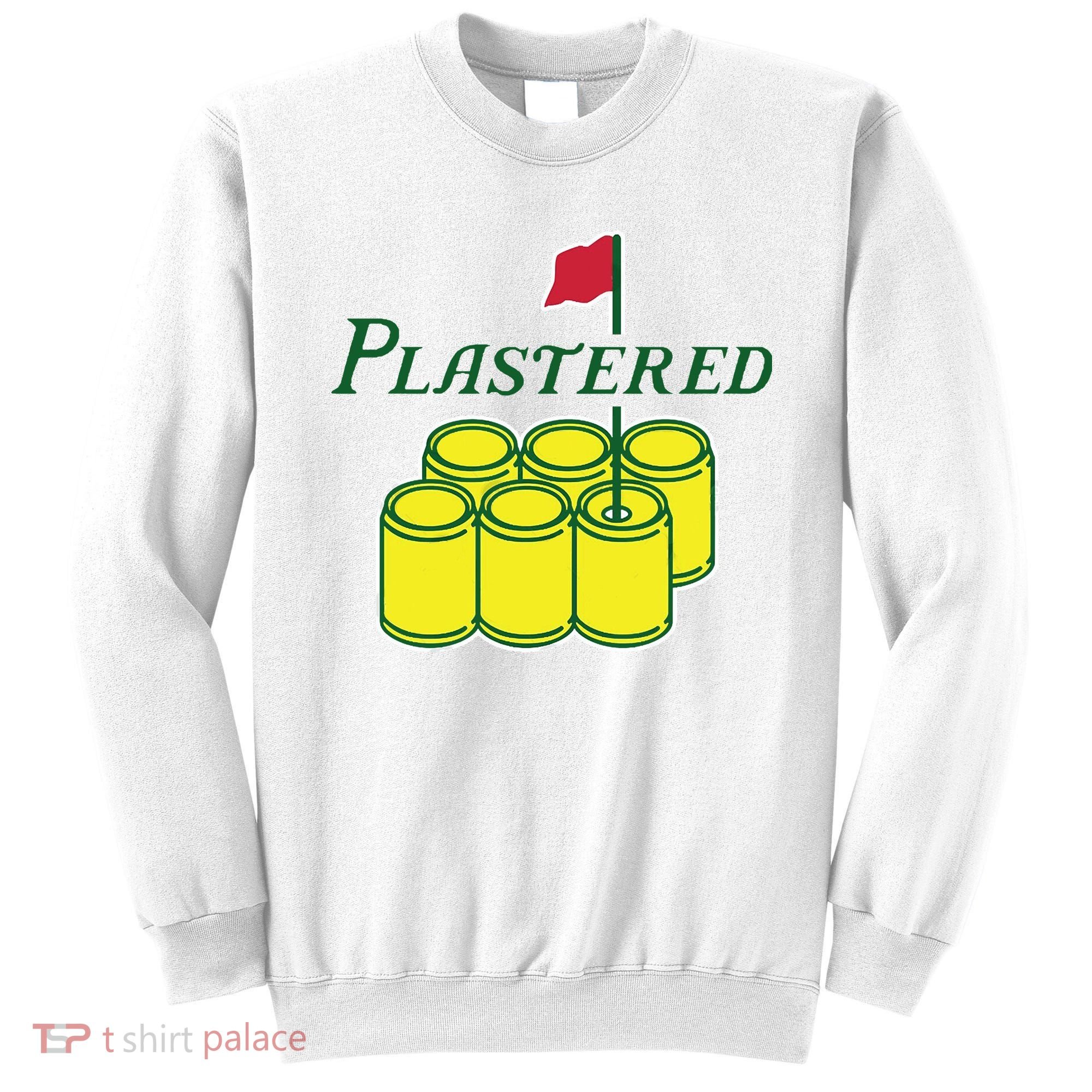Plastered Funny Gold Beer Sweatshirt