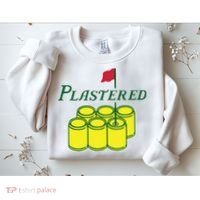 Plastered Funny Gold Beer Sweatshirt thumb 2