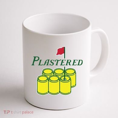 Plastered Funny Gold Beer Coffee Mug back