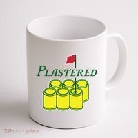 Plastered Funny Gold Beer Coffee Mug thumb 1