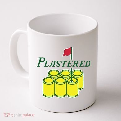 Plastered Funny Gold Beer Coffee Mug