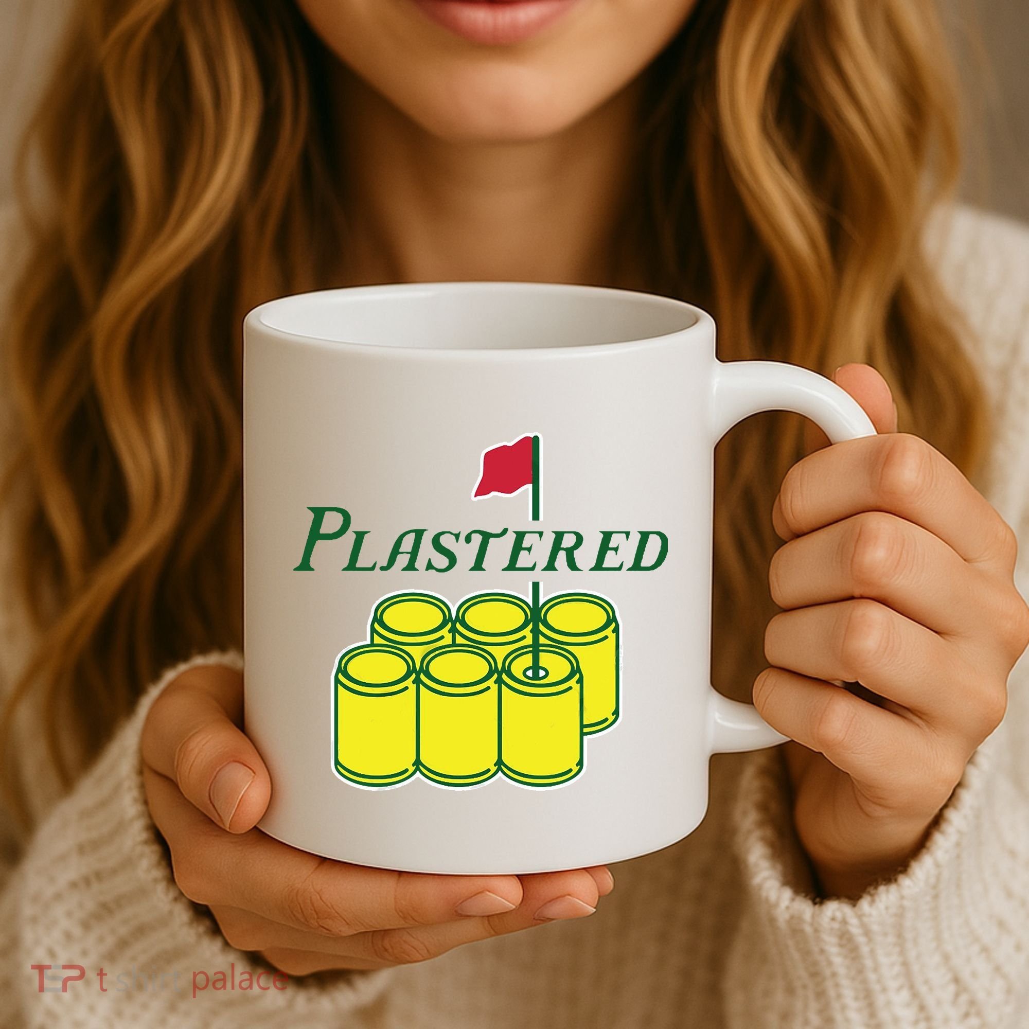 Plastered Funny Gold Beer Coffee Mug
