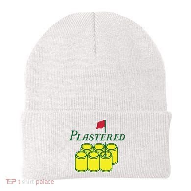 Plastered Funny Gold Beer Beanie