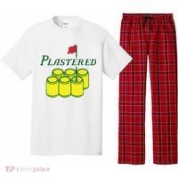 Plastered Funny Gold Beer Pajama Set thumb 0