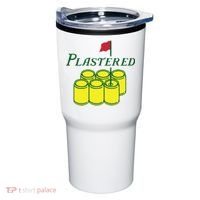 Plastered Funny Gold Beer Tumbler thumb 0