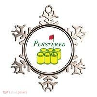 Plastered Funny Gold Beer Ornament thumb 0