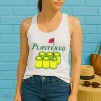 Plastered Funny Gold Beer Women's Tank Top thumb 2