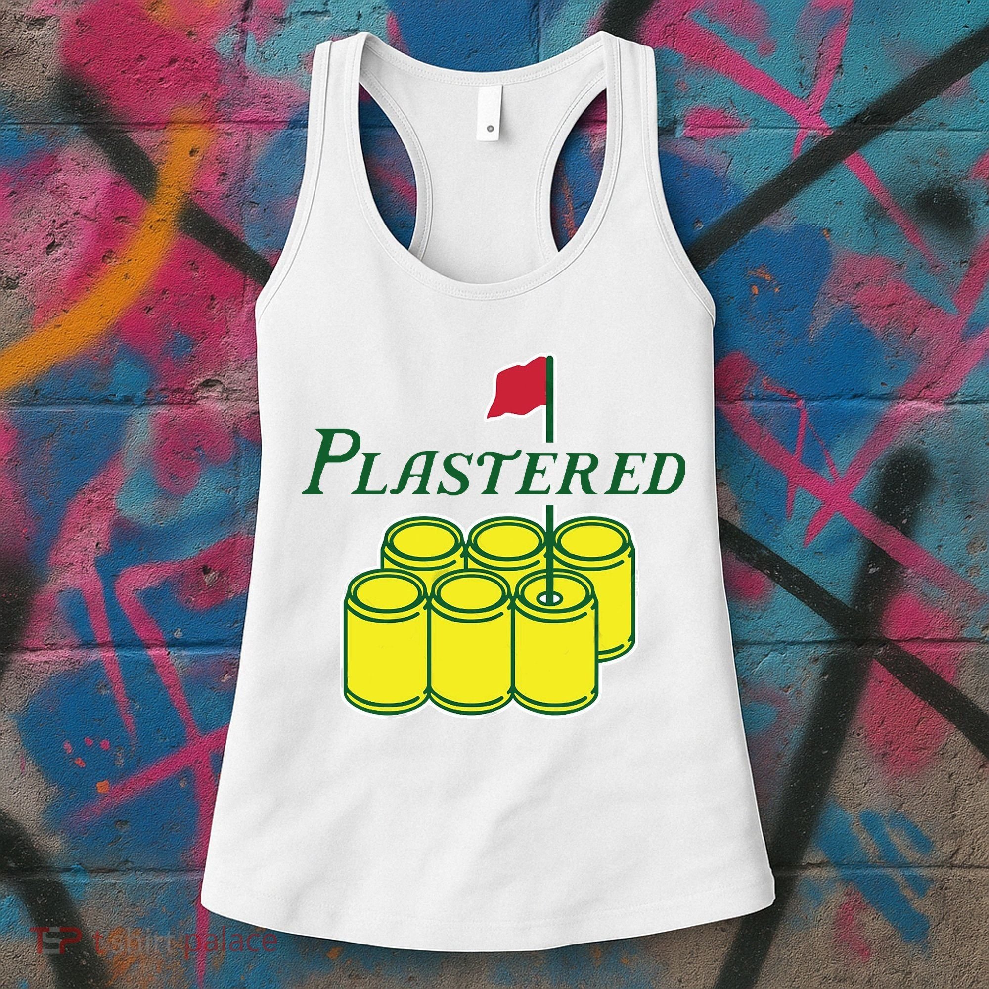 Plastered Funny Gold Beer Women's Tank Top