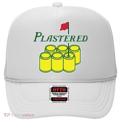 Plastered Funny Gold Beer Hat