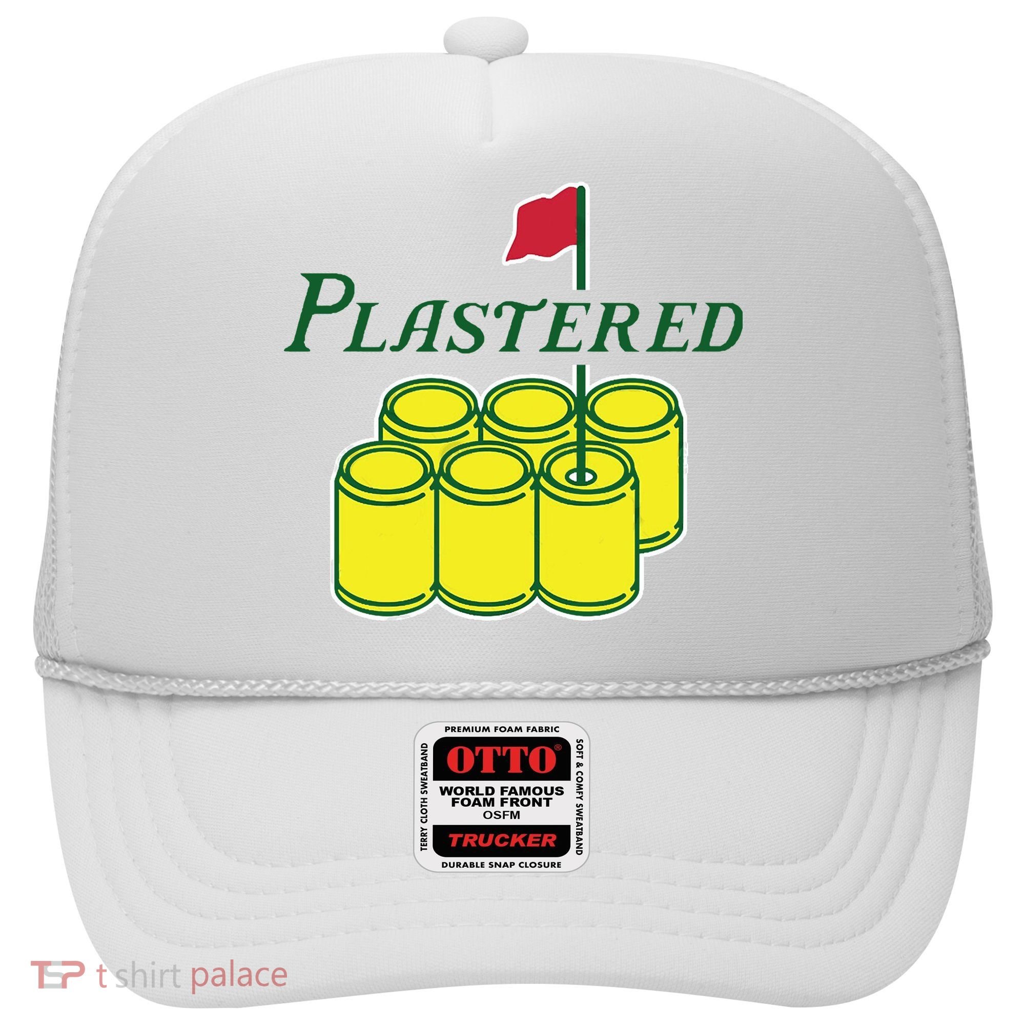 Plastered Funny Gold Beer Hat