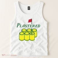 Plastered Funny Gold Beer Tank Top thumb 2