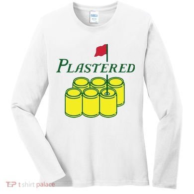 Plastered Funny Gold Beer Women's Long Sleeve Shirt
