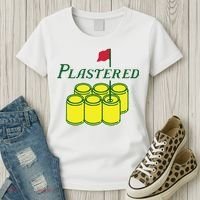 Plastered Funny Gold Beer Women's T-Shirt thumb 3