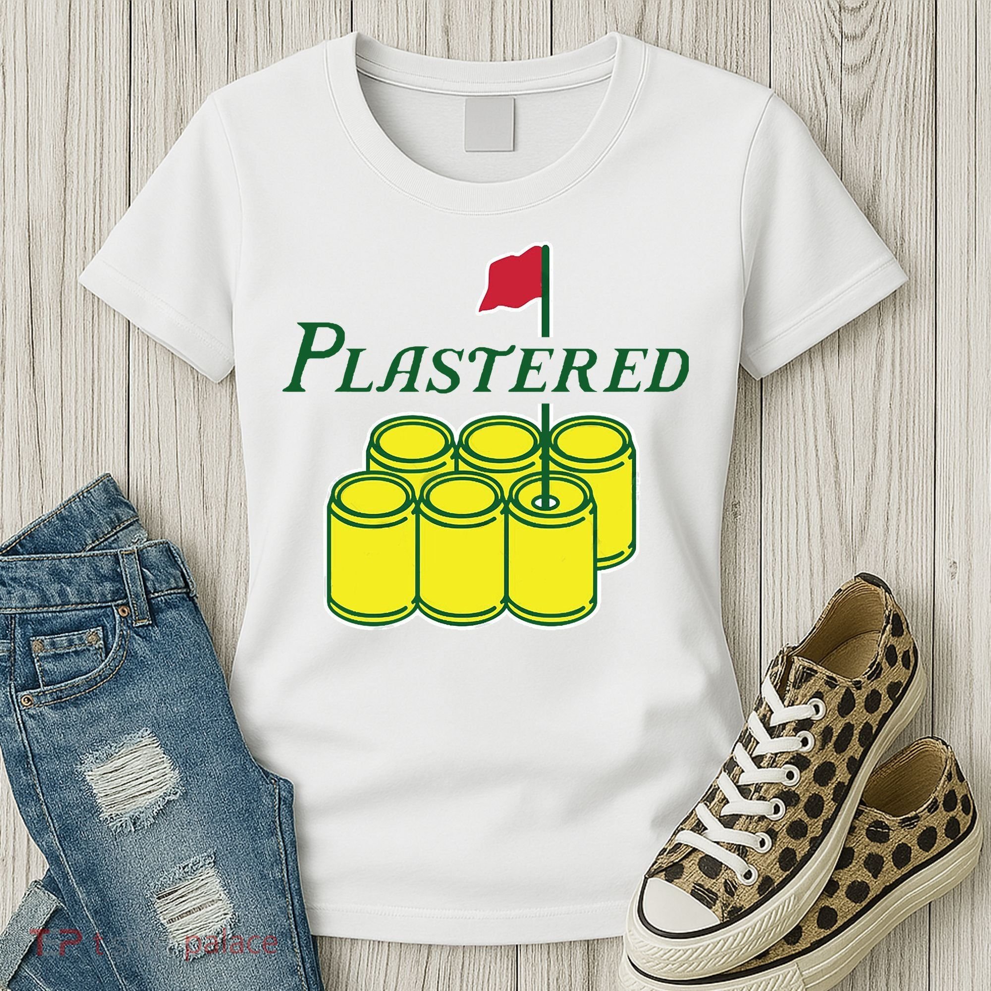 Plastered Funny Gold Beer Women's T-Shirt