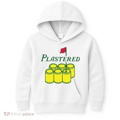Plastered Funny Gold Beer Kids Hoodie