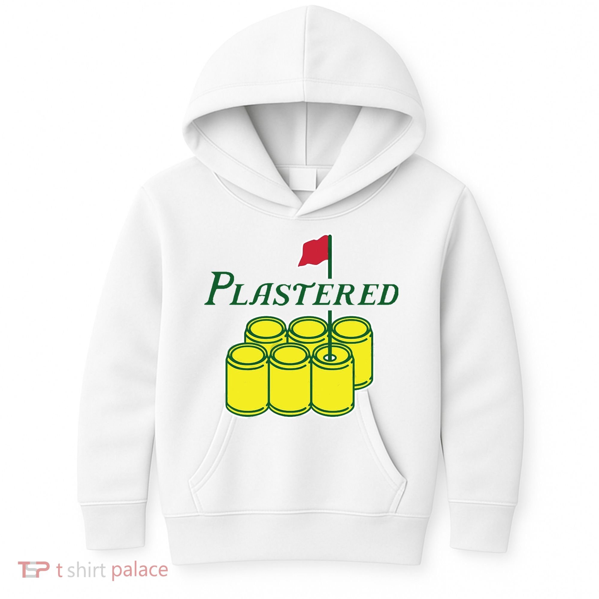 Plastered Funny Gold Beer Kids Hoodie