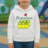 Plastered Funny Gold Beer Kids Hoodie thumb 3