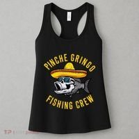 Pinche Funny Gringo Fishing Crew Mexico Fish Fisherman Women's Tank Top thumb 3