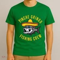 Pinche Funny Gringo Fishing Crew Mexico Fish Fisherman T-Shirt thumb 3