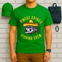 Pinche Funny Gringo Fishing Crew Mexico Fish Fisherman T-Shirt thumb 6