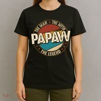 Papaw From Grandchildren Papaw The Myth The Legend T-Shirt thumb 4