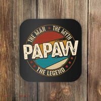Papaw From Grandchildren Papaw The Myth The Legend Coaster thumb 0