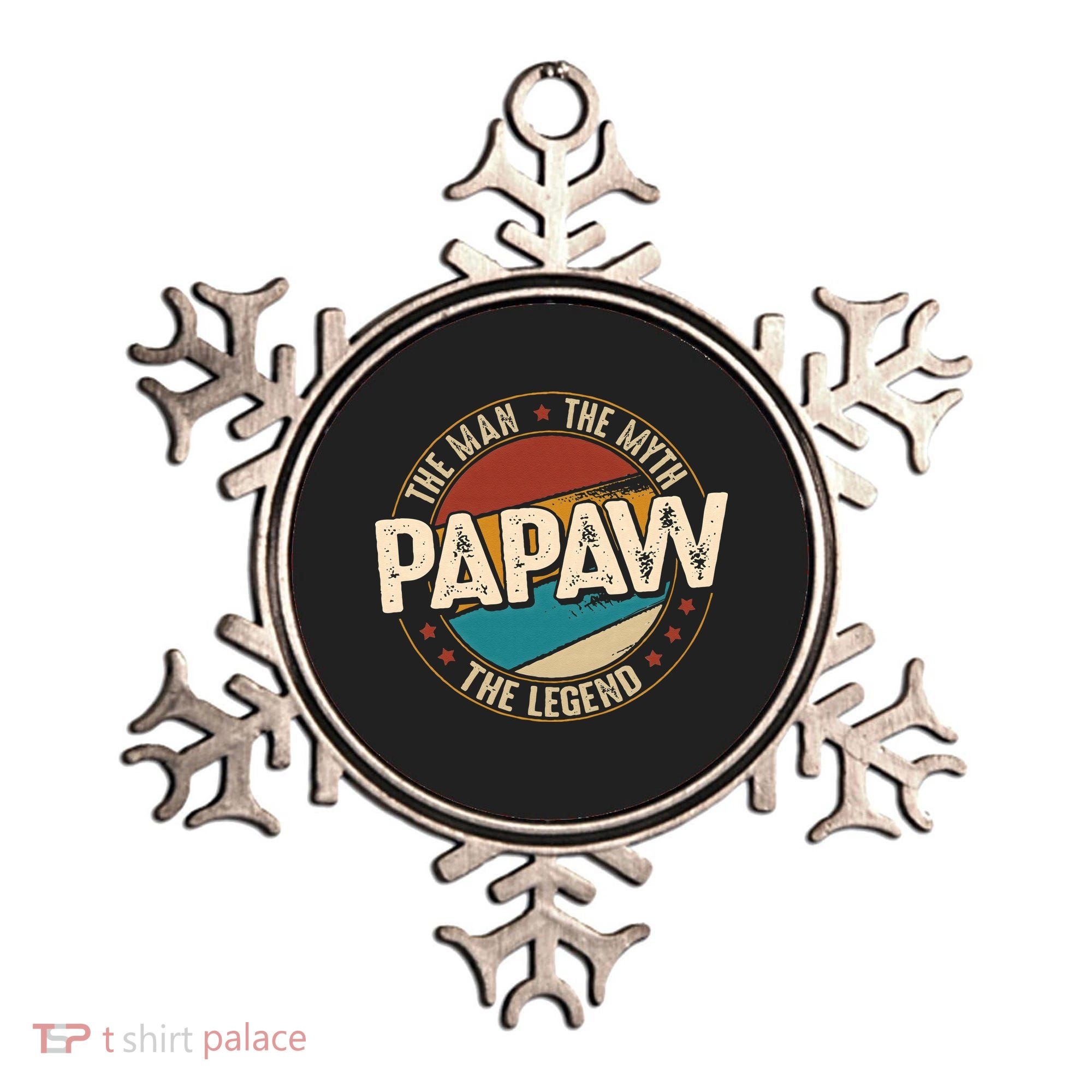 Papaw From Grandchildren Papaw The Myth The Legend Ornament