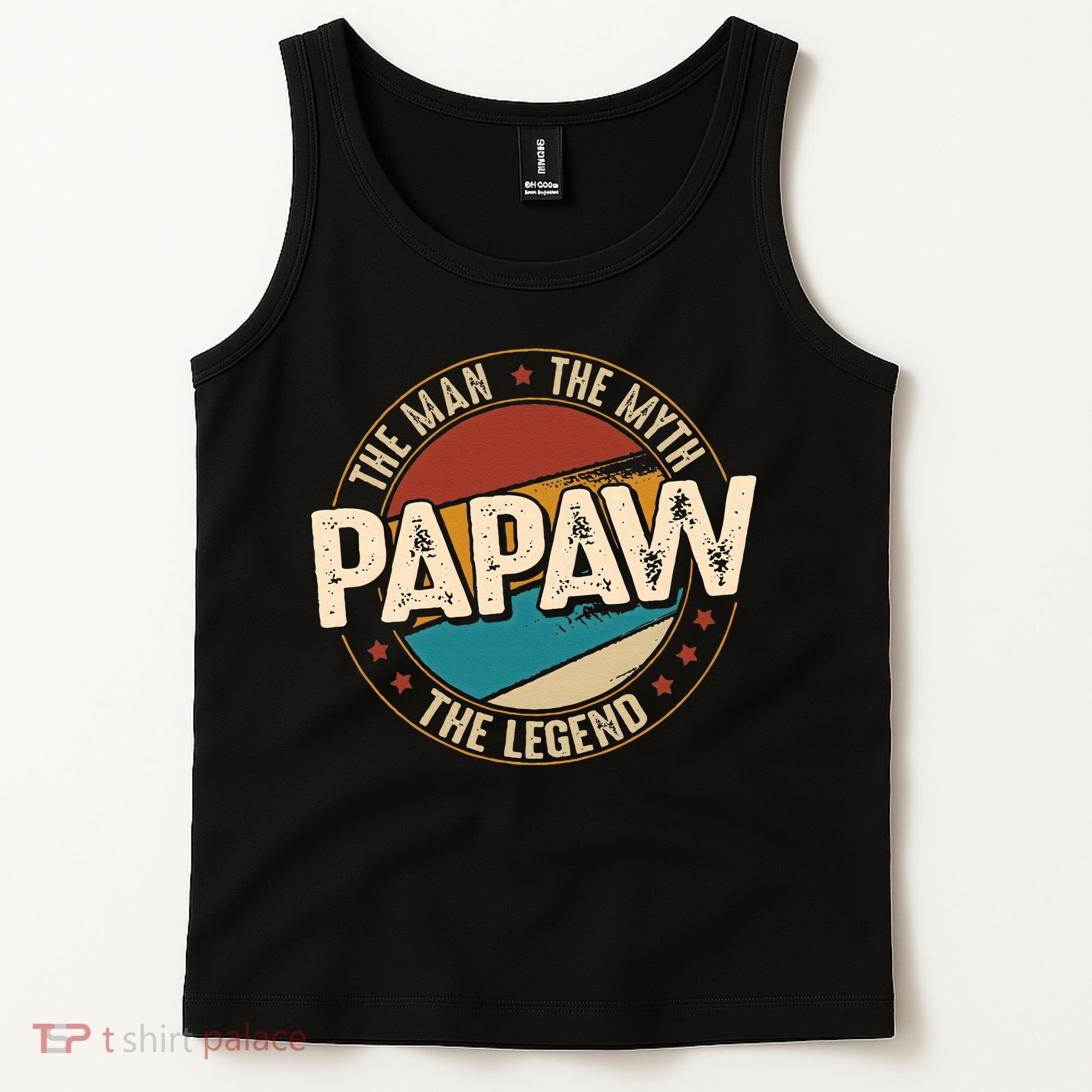 Papaw From Grandchildren Papaw The Myth The Legend Tank Top