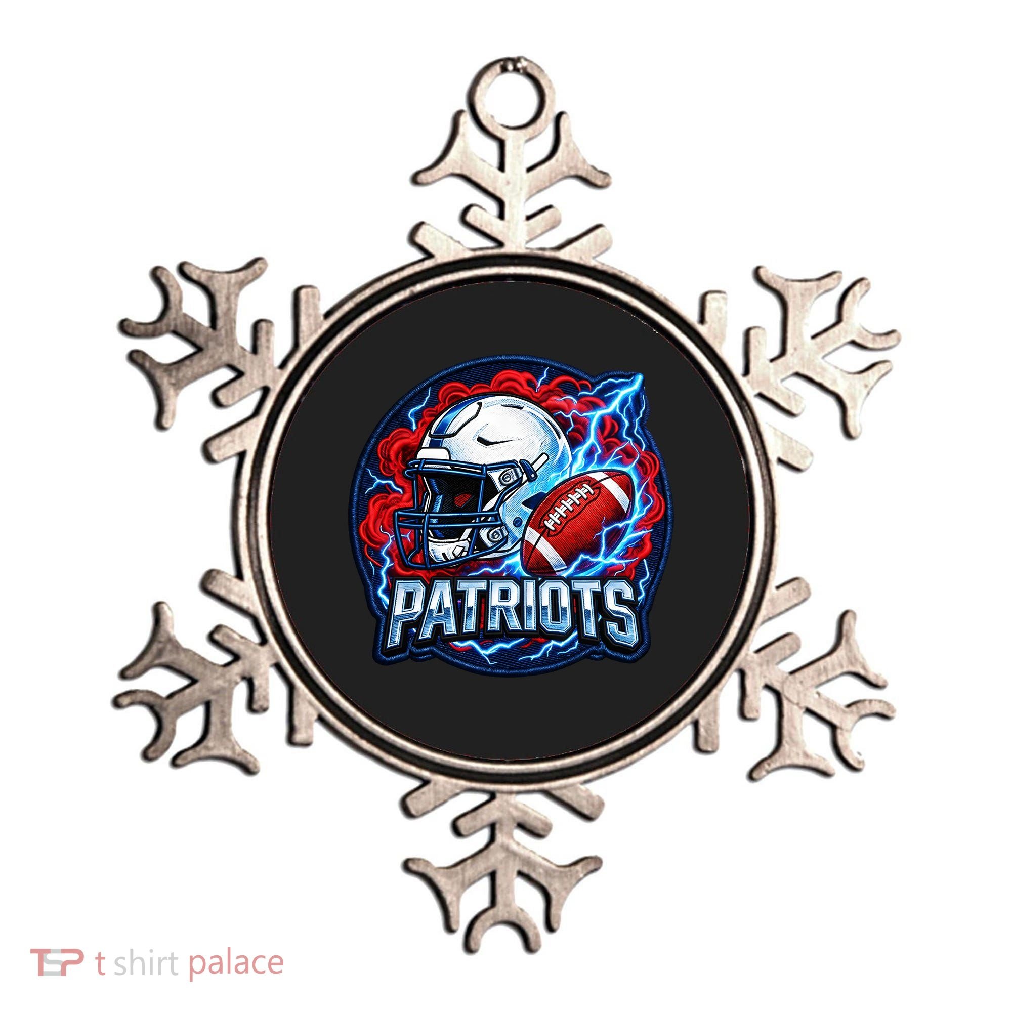 Patriots Football Game Day Ornament