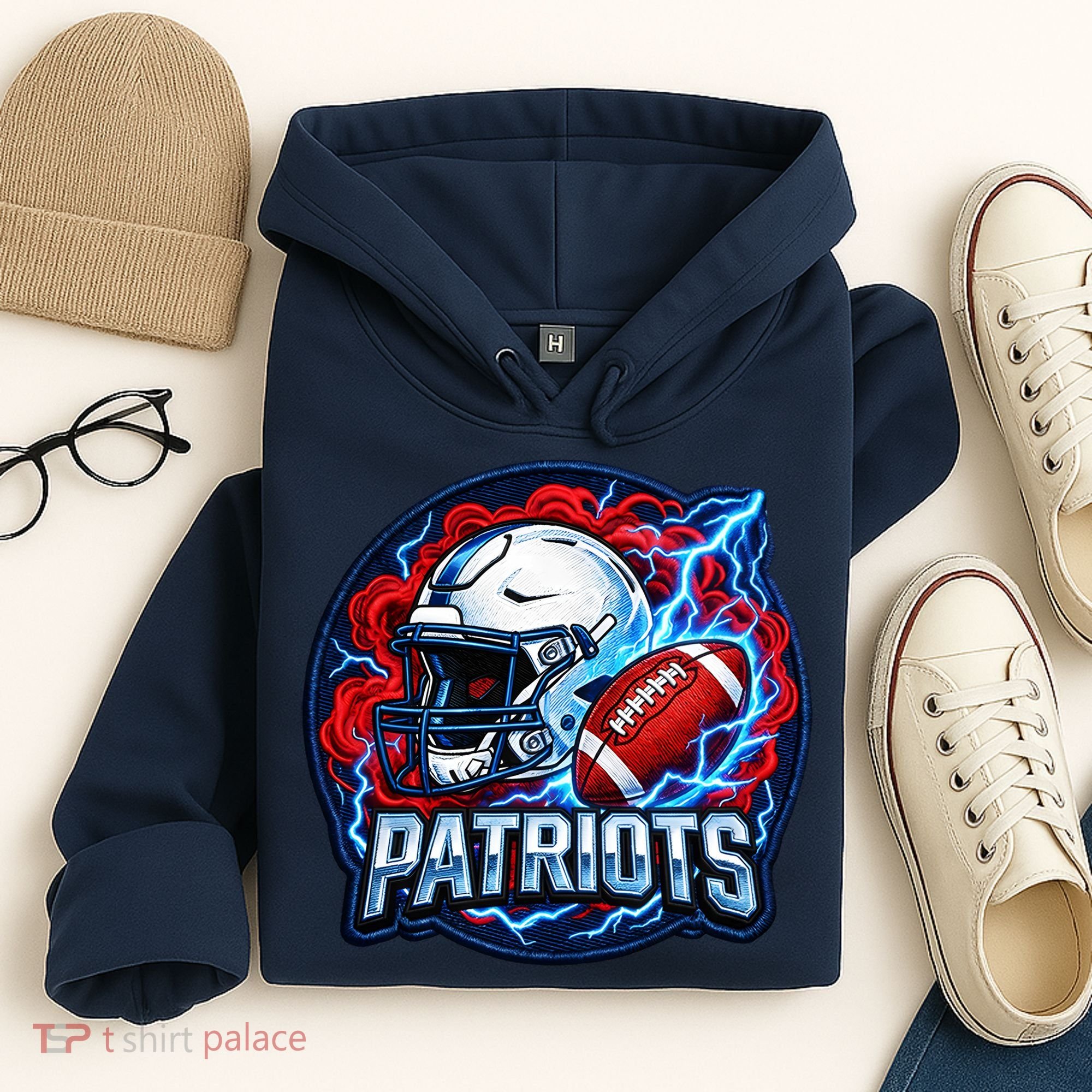 Patriots Football Game Day Hoodie