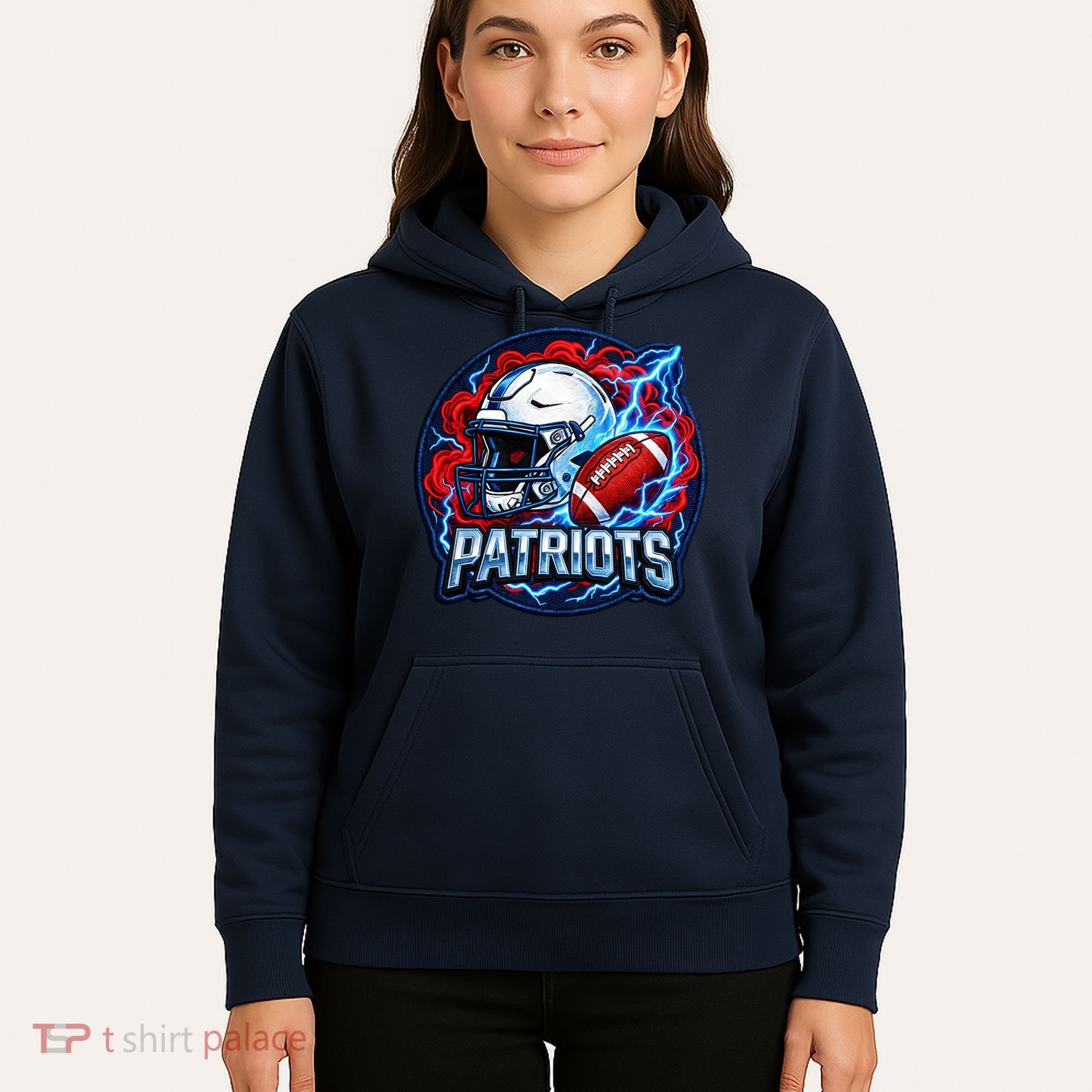 Patriots Football Game Day Hoodie