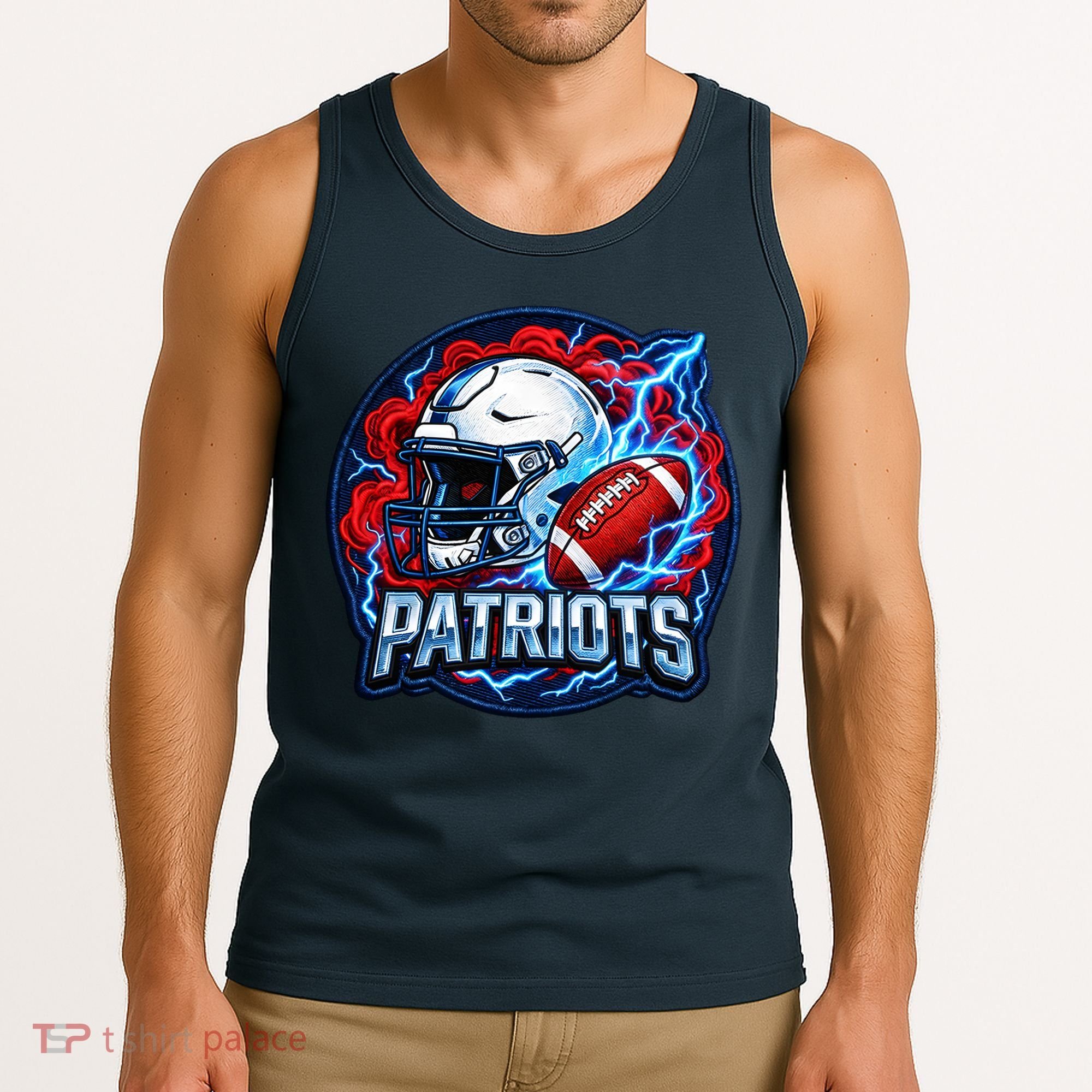 Patriots Football Game Day Tank Top