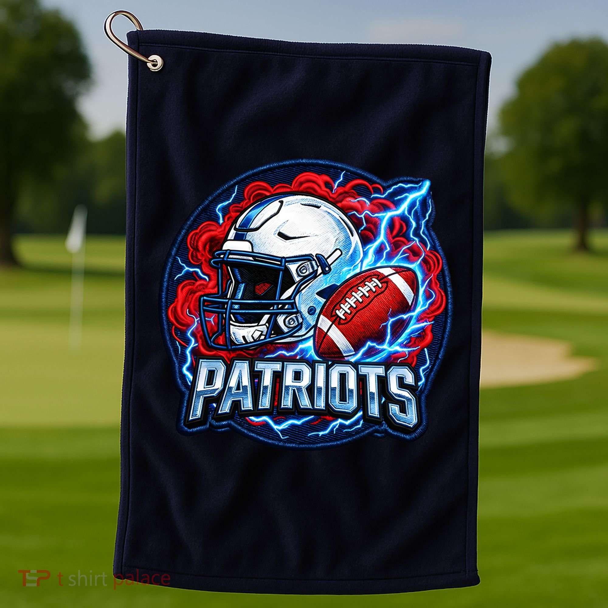 Patriots Football Game Day Golf Towel