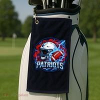 Patriots Football Game Day Golf Towel thumb 2